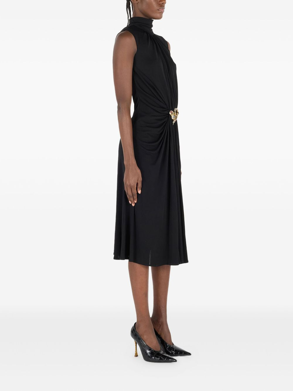 high-neck dress - 3