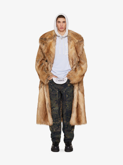 Givenchy OVERSIZED DOUBLE BREASTED COAT IN FAUX FUR outlook