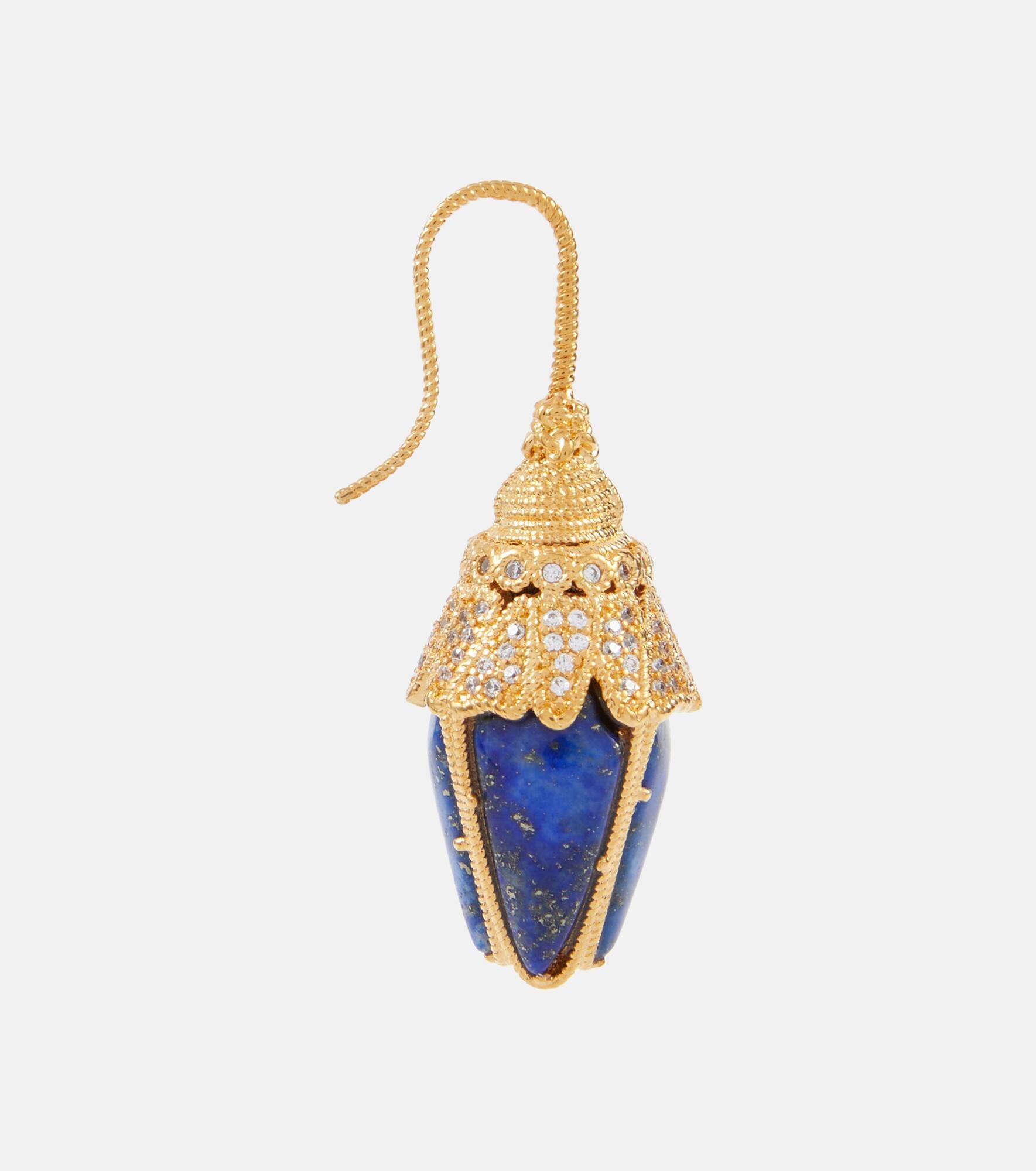 Bloom gold-plated drop earrings - 2