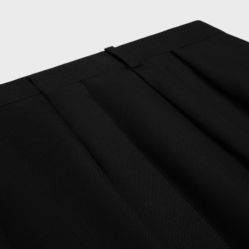 pleated trousers IN wool gabardine 3