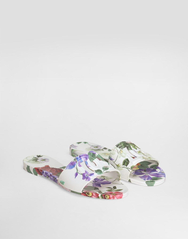 Dolce & Gabbana Rubber beachwear sliders outlook