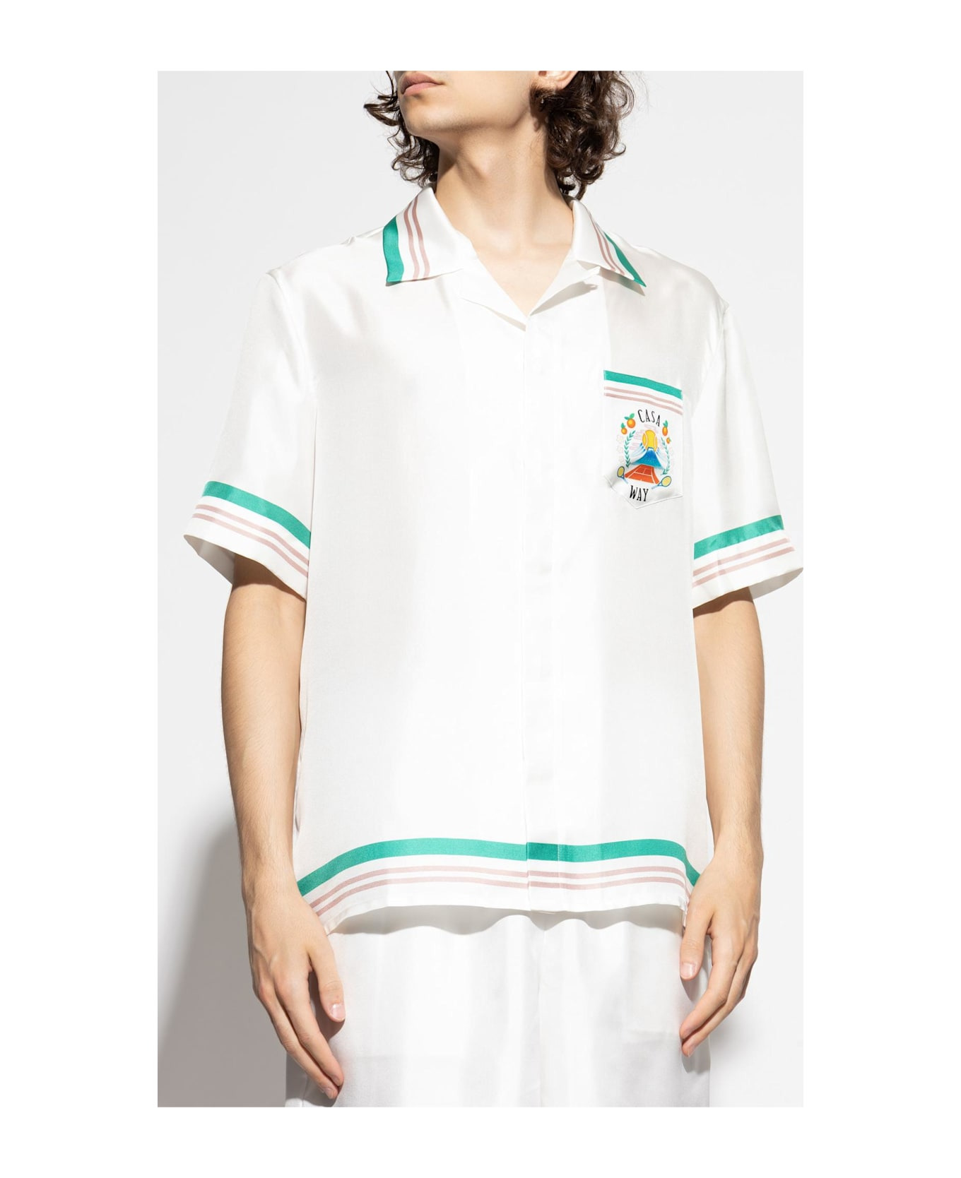 Casablanca Silk Short-sleeve Shirt - 3