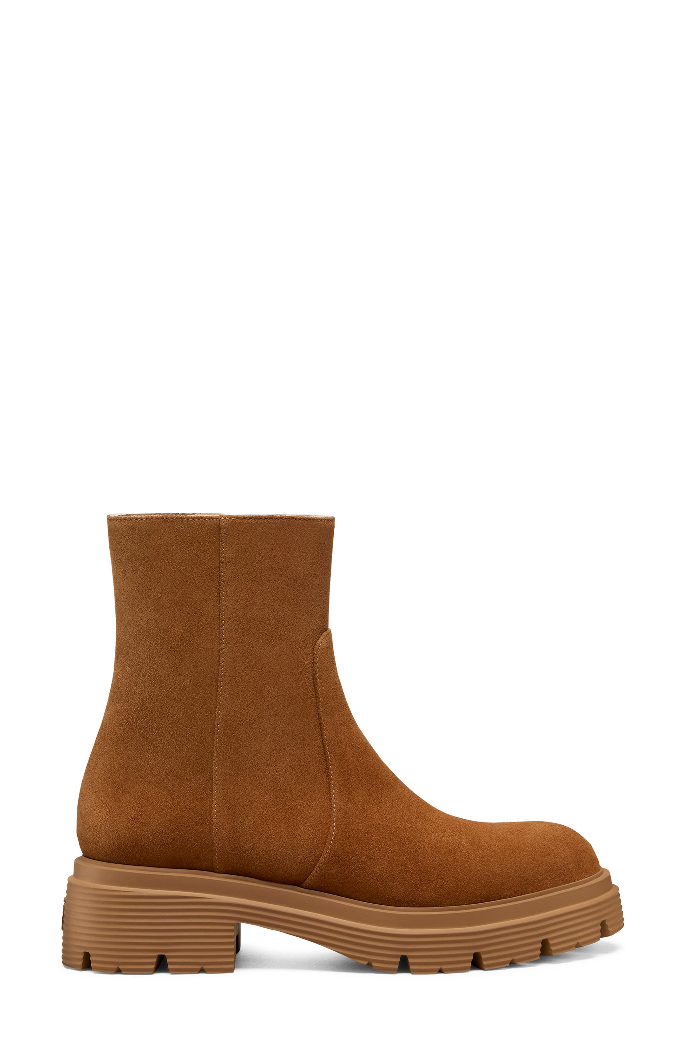 Stuart Weitzman Hudson Lite Zip Bootie in Doe at Nordstrom - 3