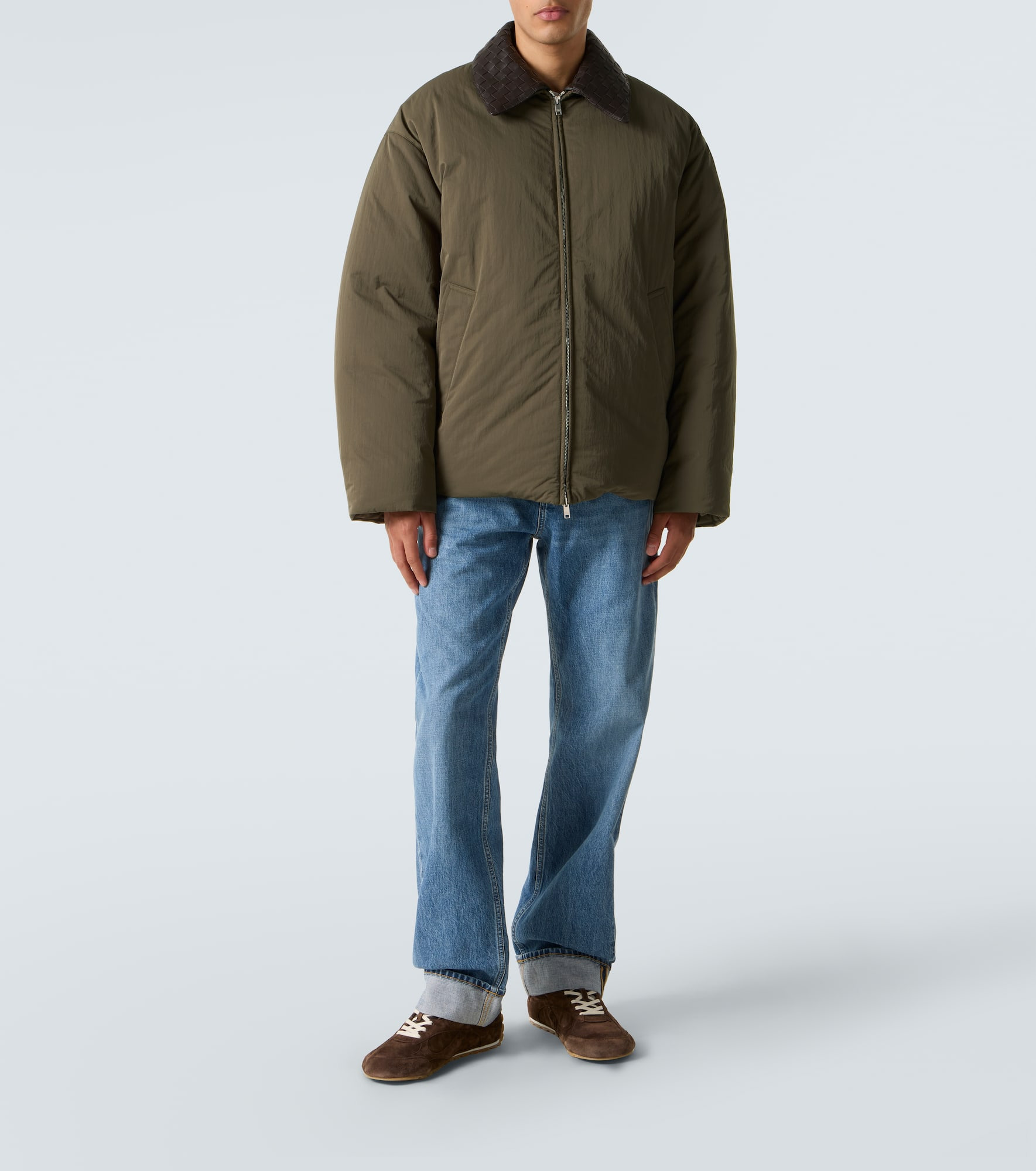 Intrecciato down jacket - 2