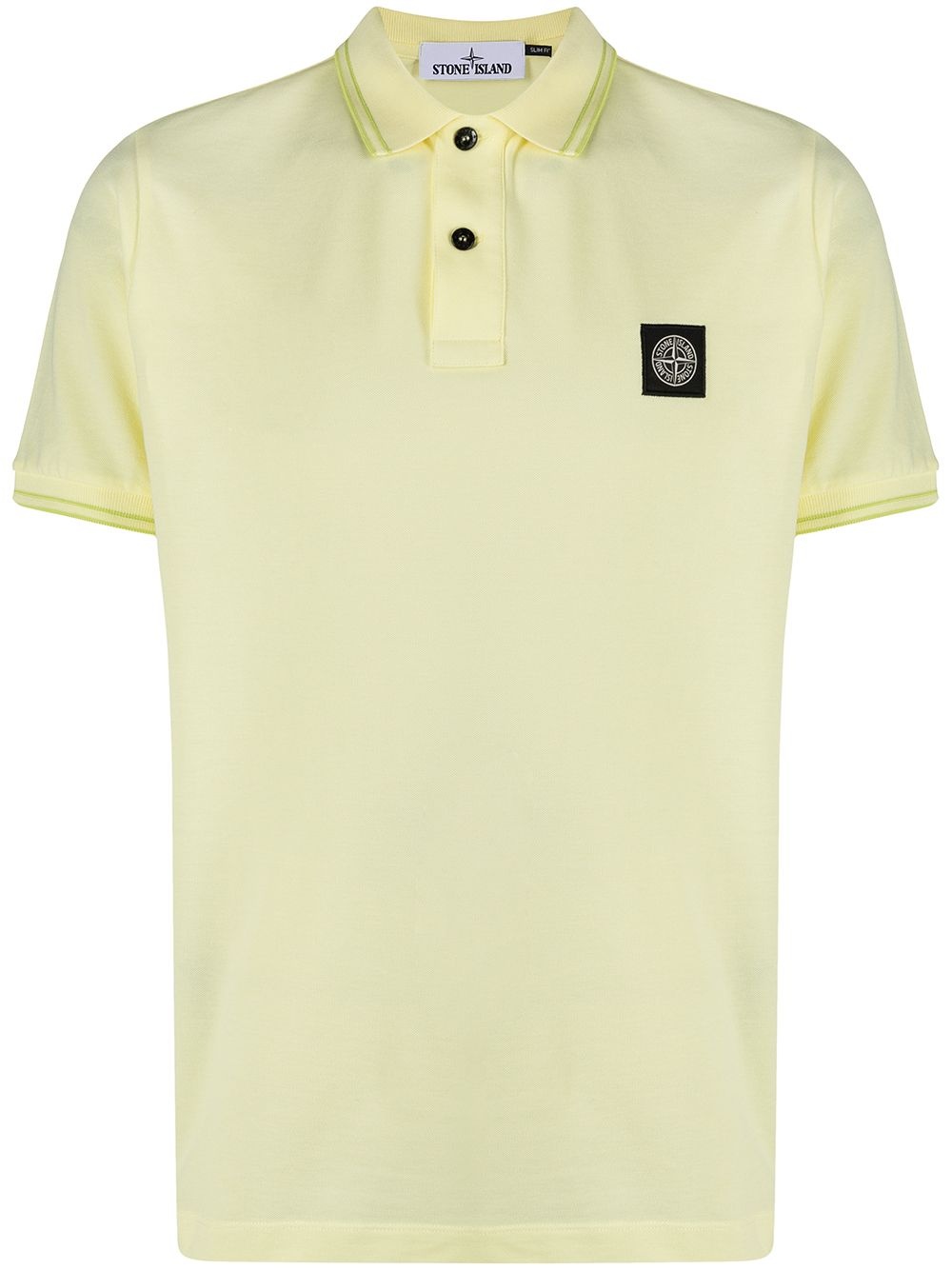 logo patch polo shirt - 1