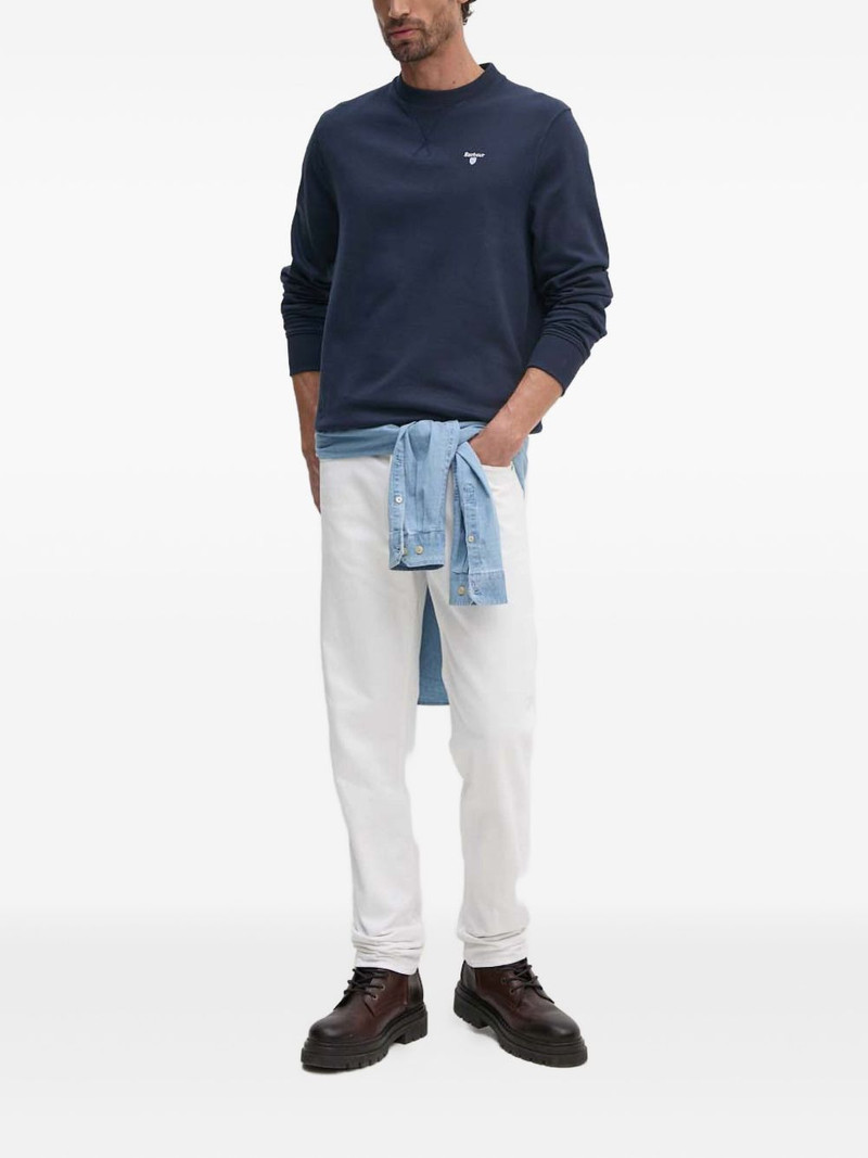 Barbour Beckhill embroidered crew-neck sweatshirt outlook