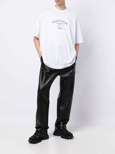 VETEMENTS Haute Couture print T-shirt outlook