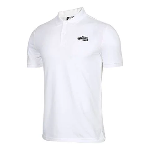 Nike Sports Short Sleeve lapel Polo Shirt White AR2322-100 - 1