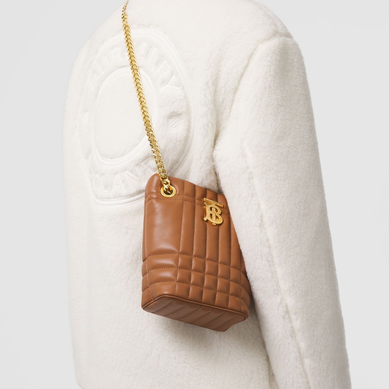 Mini Quilted Lambskin Lola Bucket Bag - 11