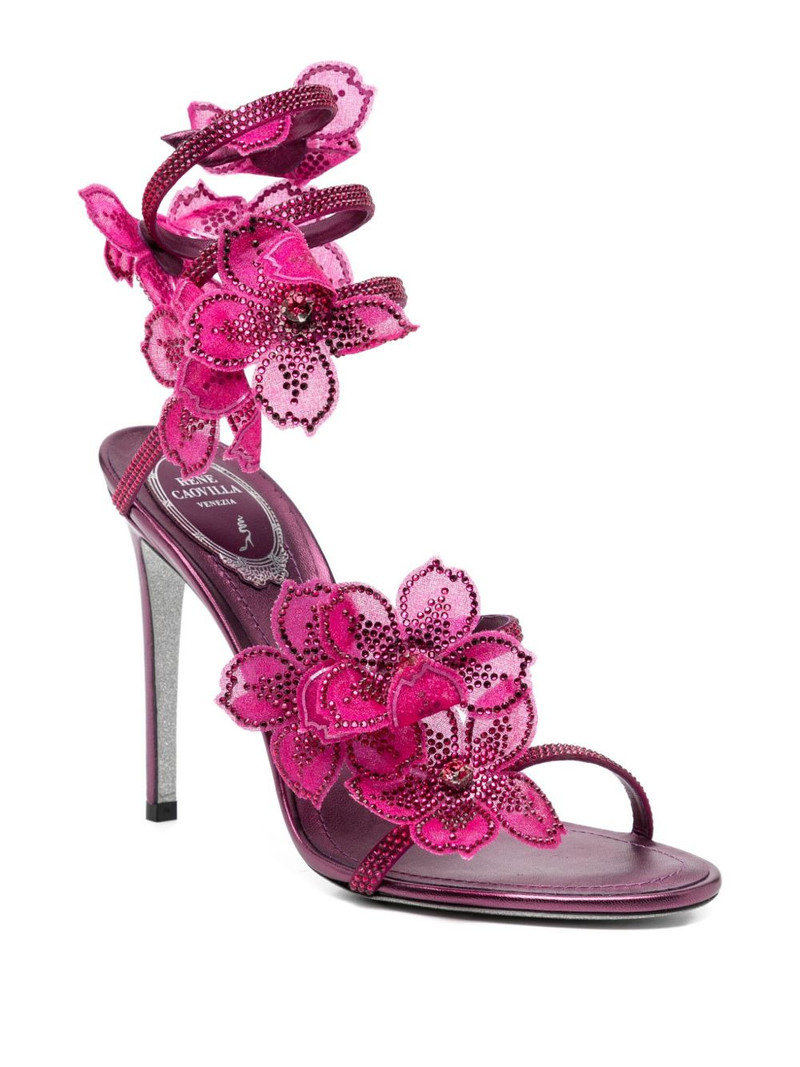 RENE CAOVILLA 105mm Floriane sandals outlook