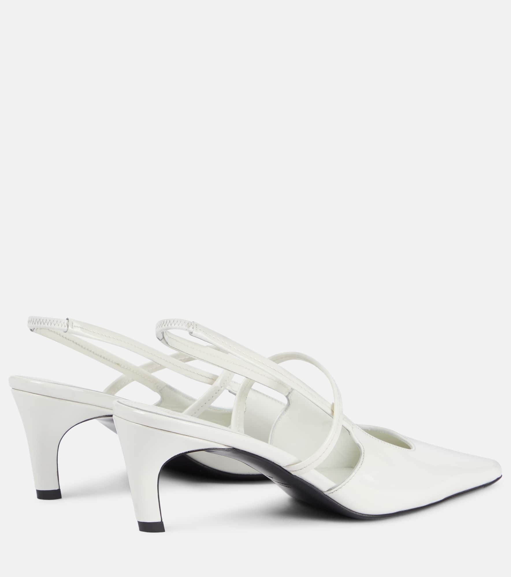 Sharp 50 patent leather slingback pumps - 2