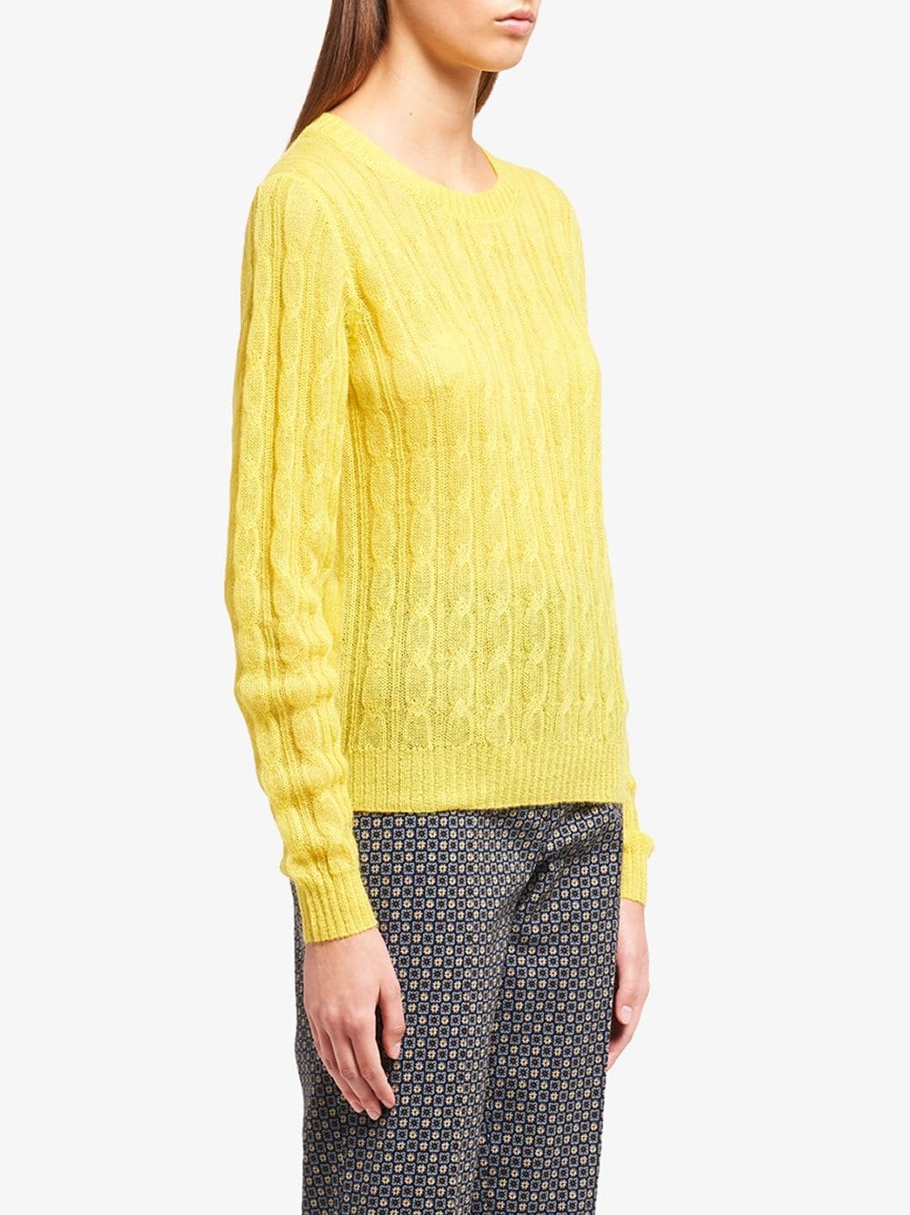 cable knit jumper - 3