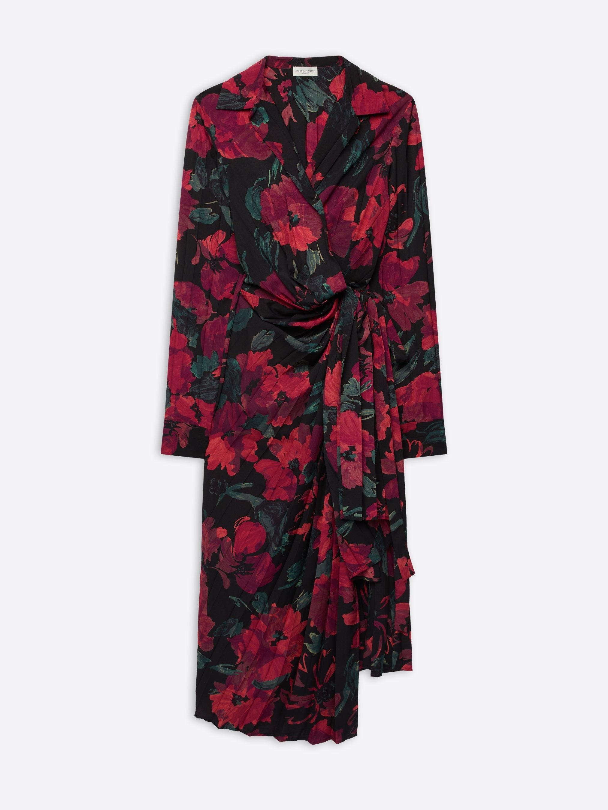 FLORAL WRAP DRESS - 1