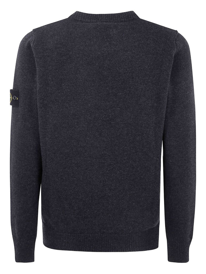 Stone Island logo-patch jumper outlook