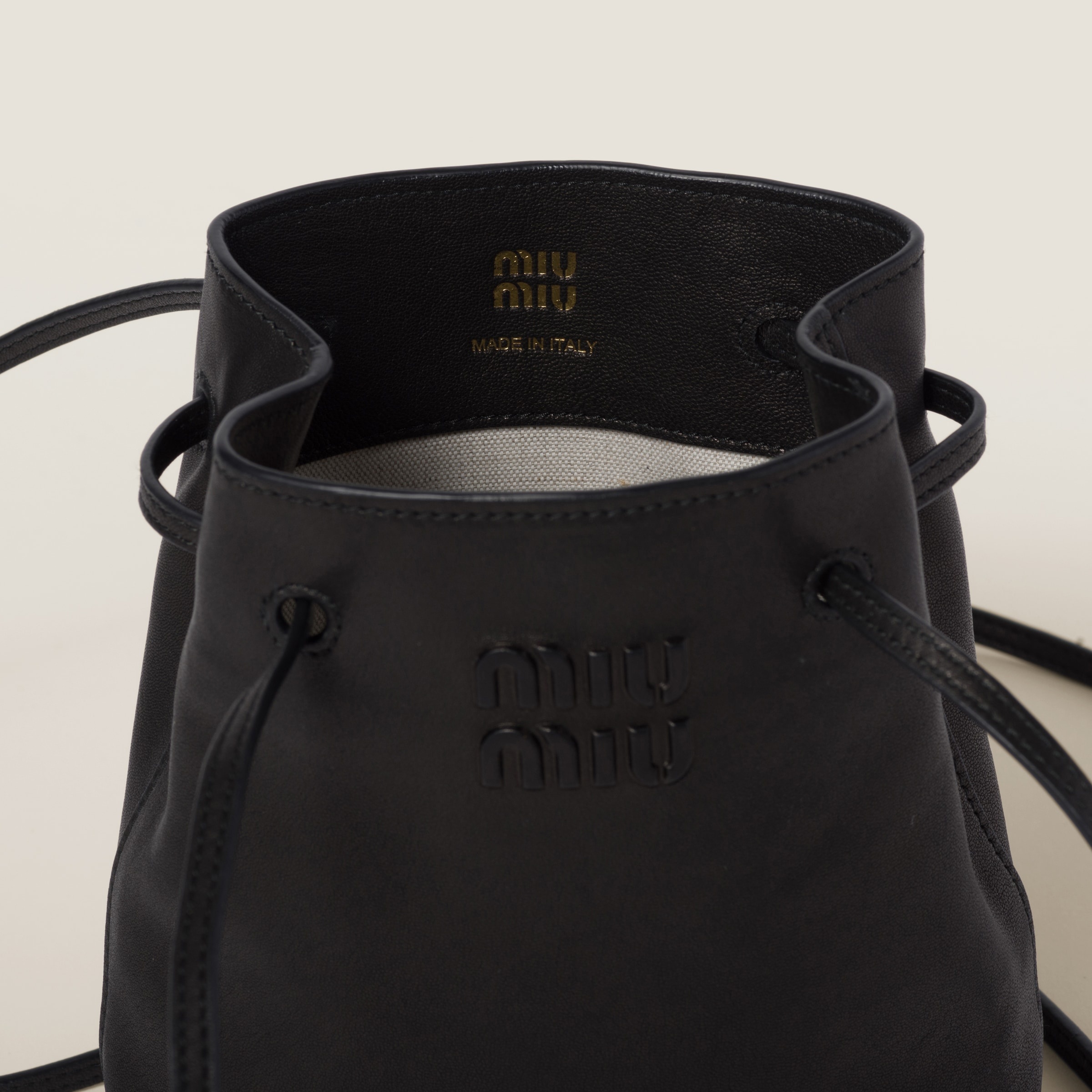 Nappa leather mini-bag - 6