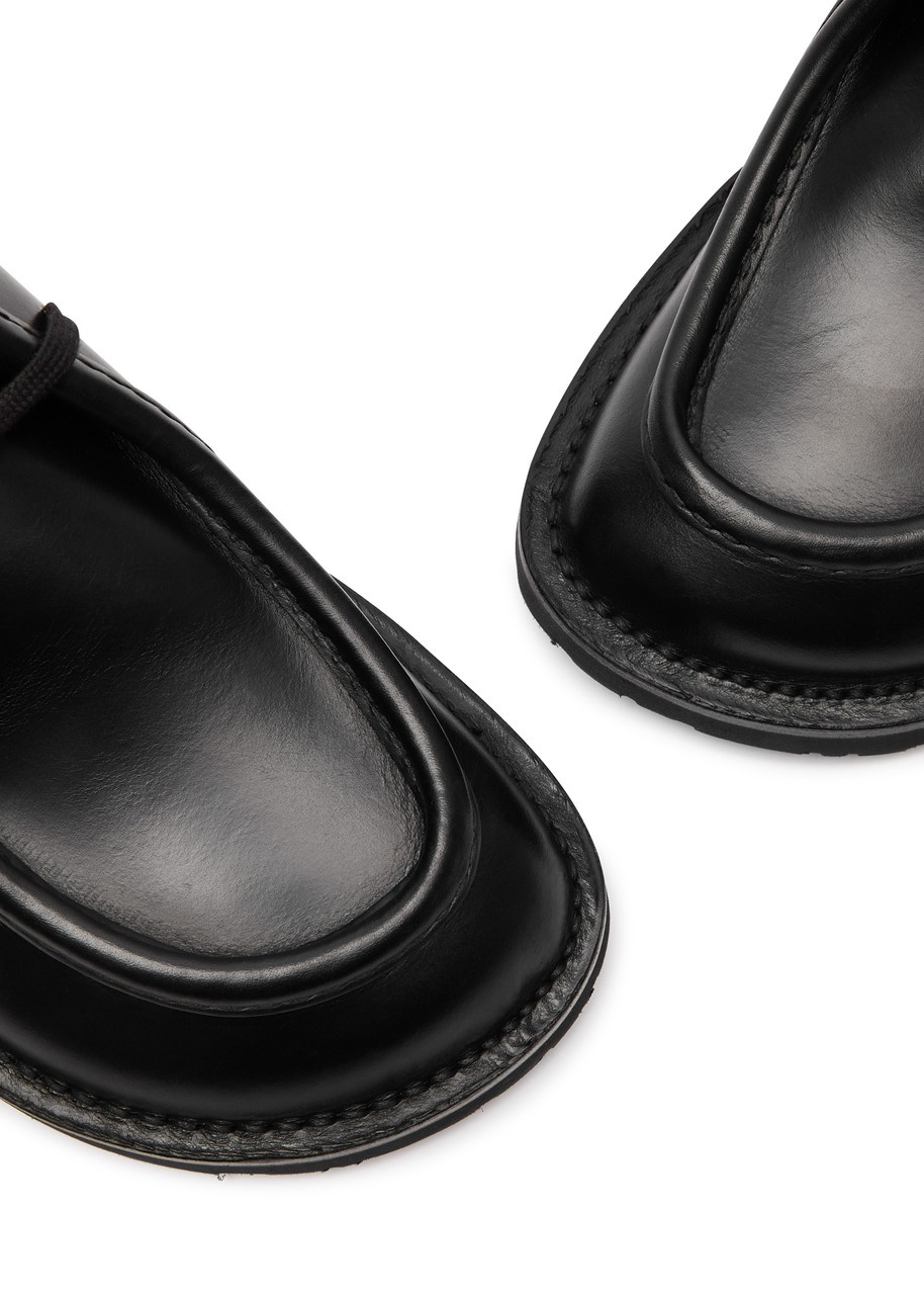 Loewe Faro Leather Derby Shoes - 3
