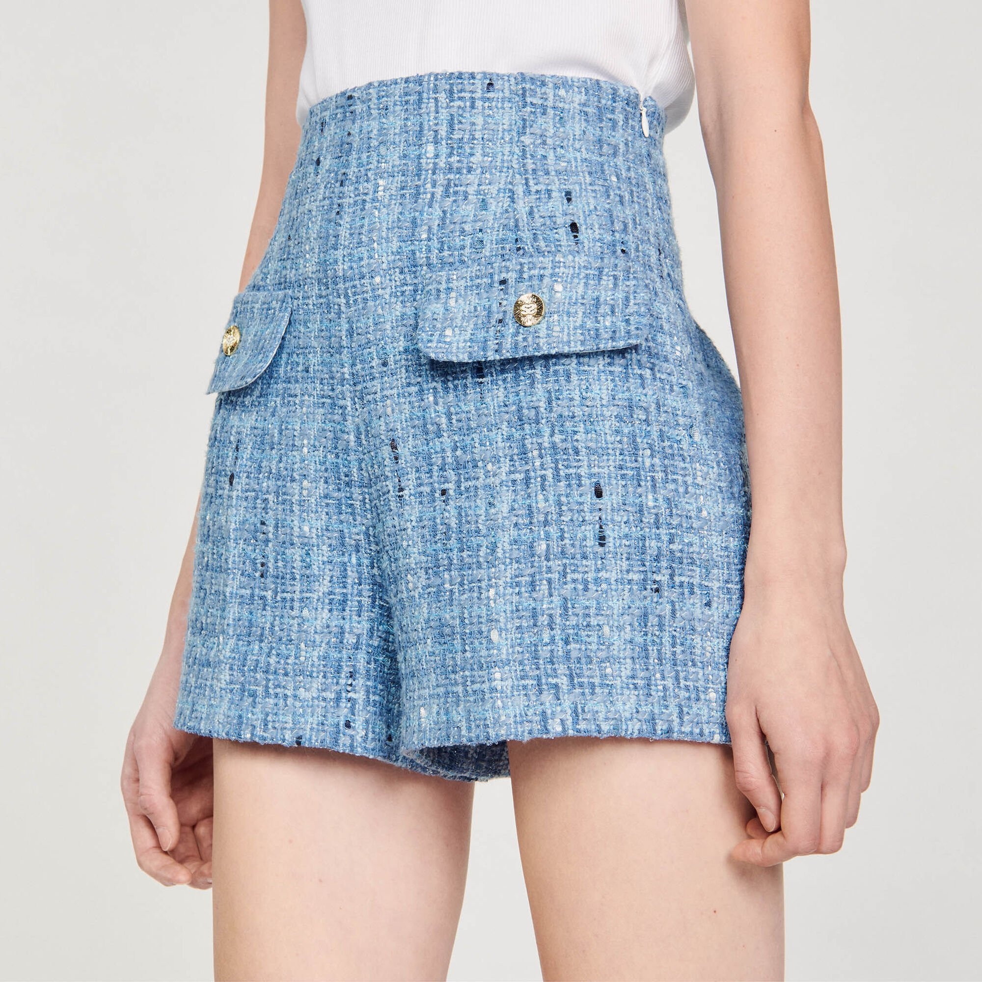 TWEED SHORTS - 4