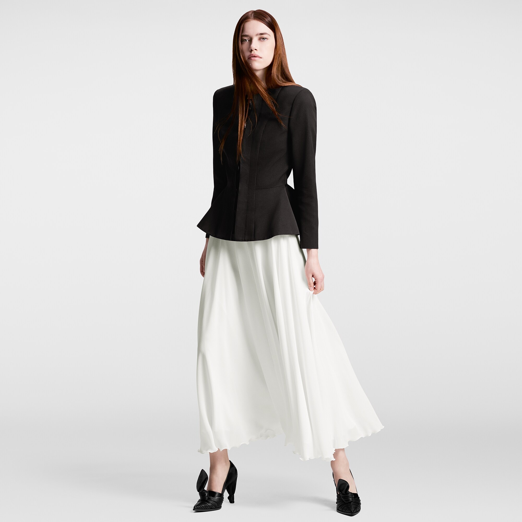 Fluid Silk Midi Skirt - 4
