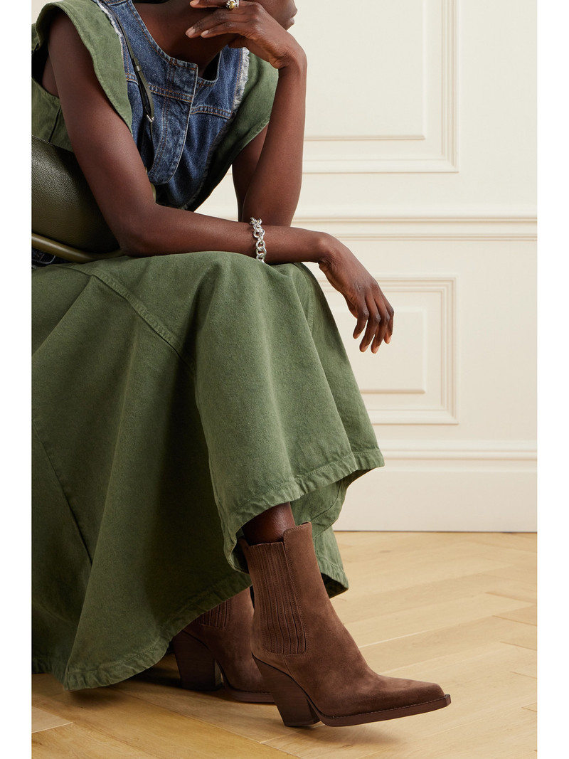 PARIS TEXAS Dallas Suede Ankle Boots outlook