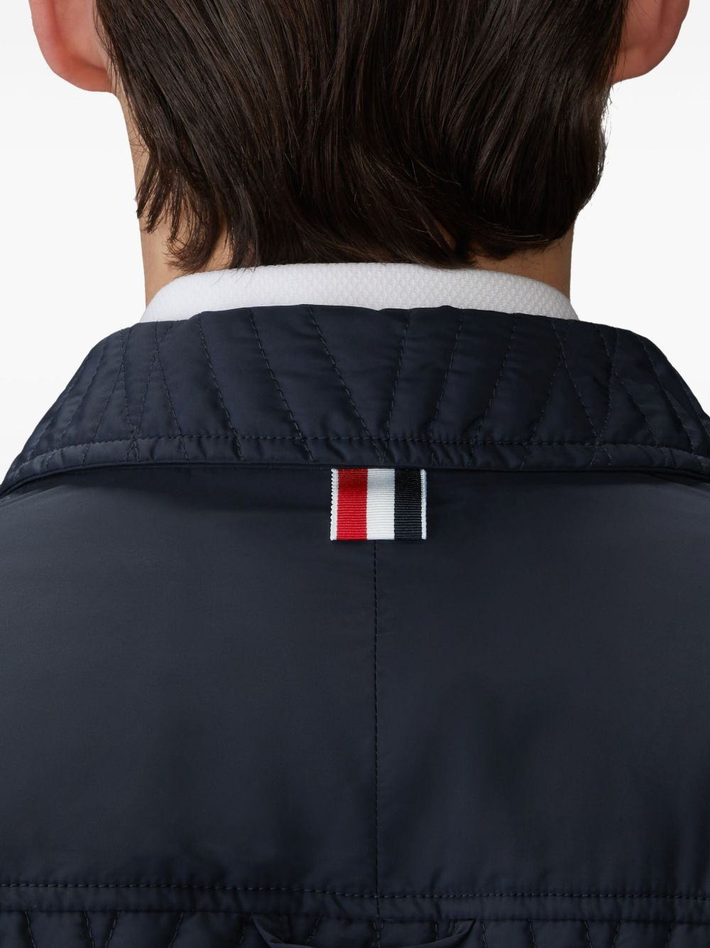 quilted diamond-pattern jacket - 5