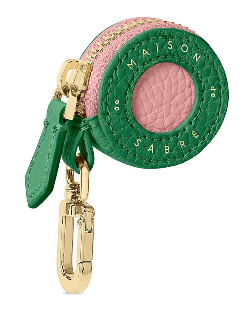 zipped leather airtag charm 3