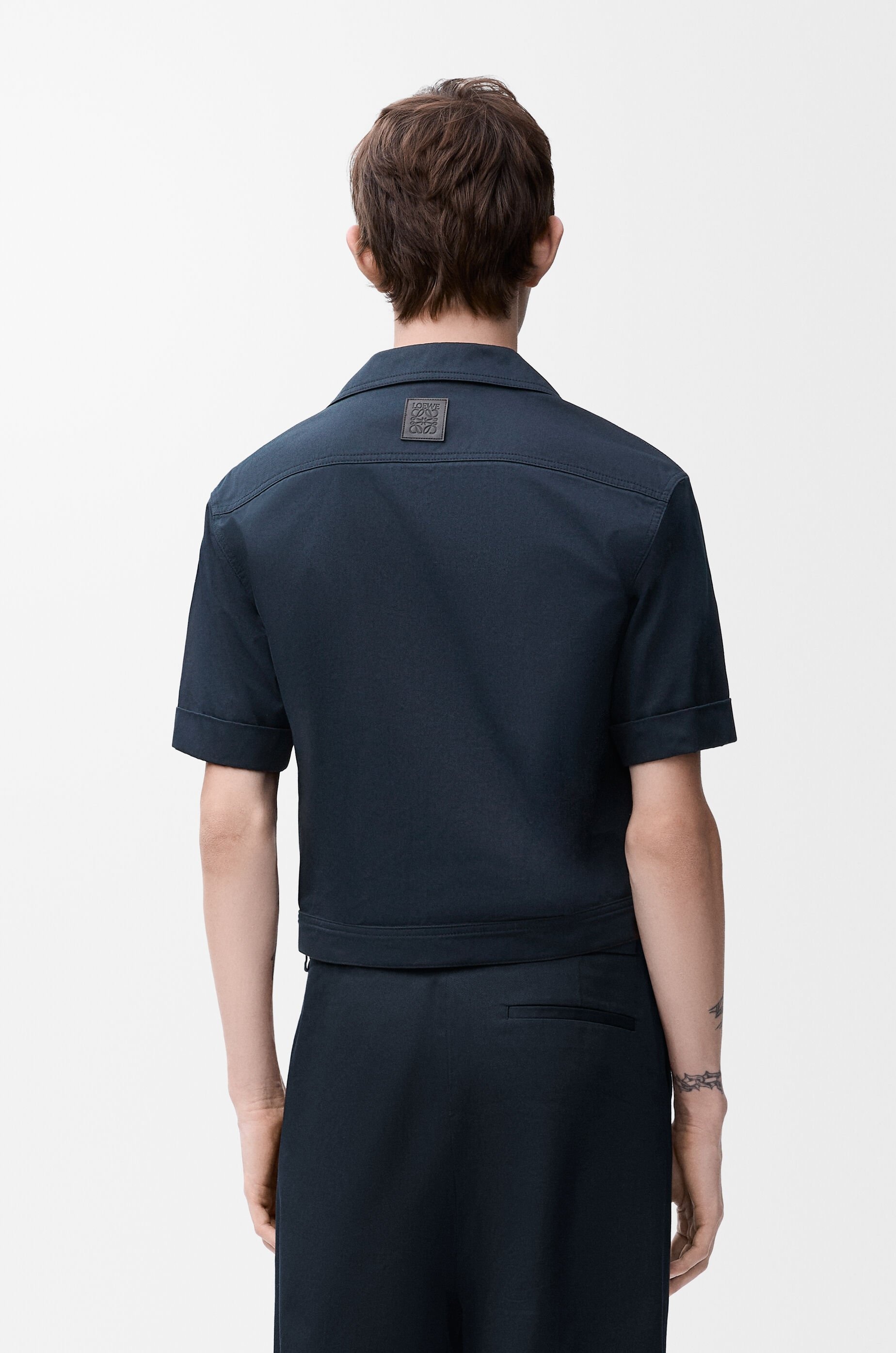 Short sleeve shirt in cotton - 4