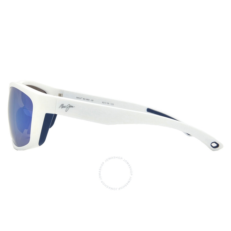 Maui Jim Nuu Landing Blue Hawaii Wrap Men's Sunglasses B869-05 62 - 3