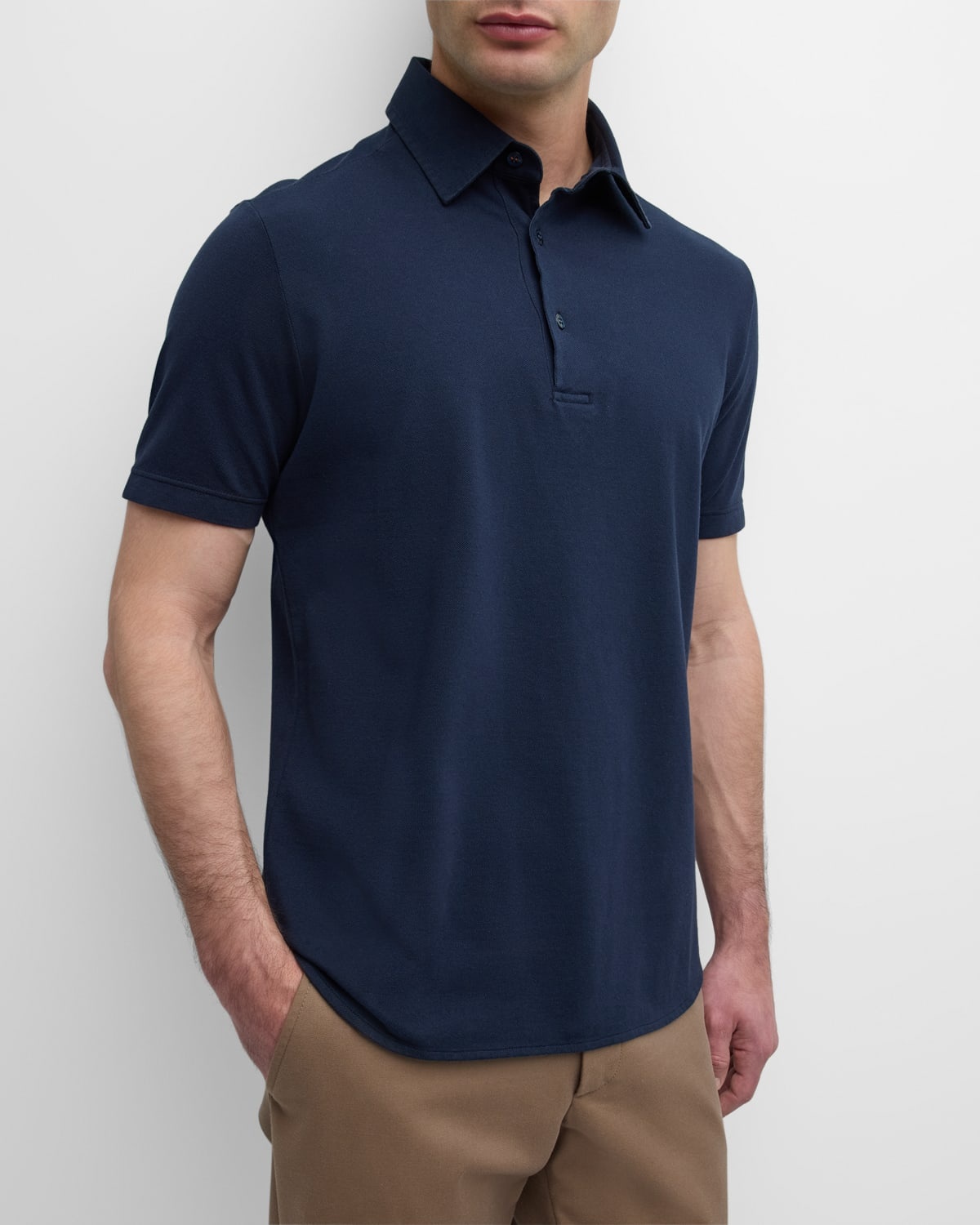 Men's Cotton Pique Polo Shirt - 5
