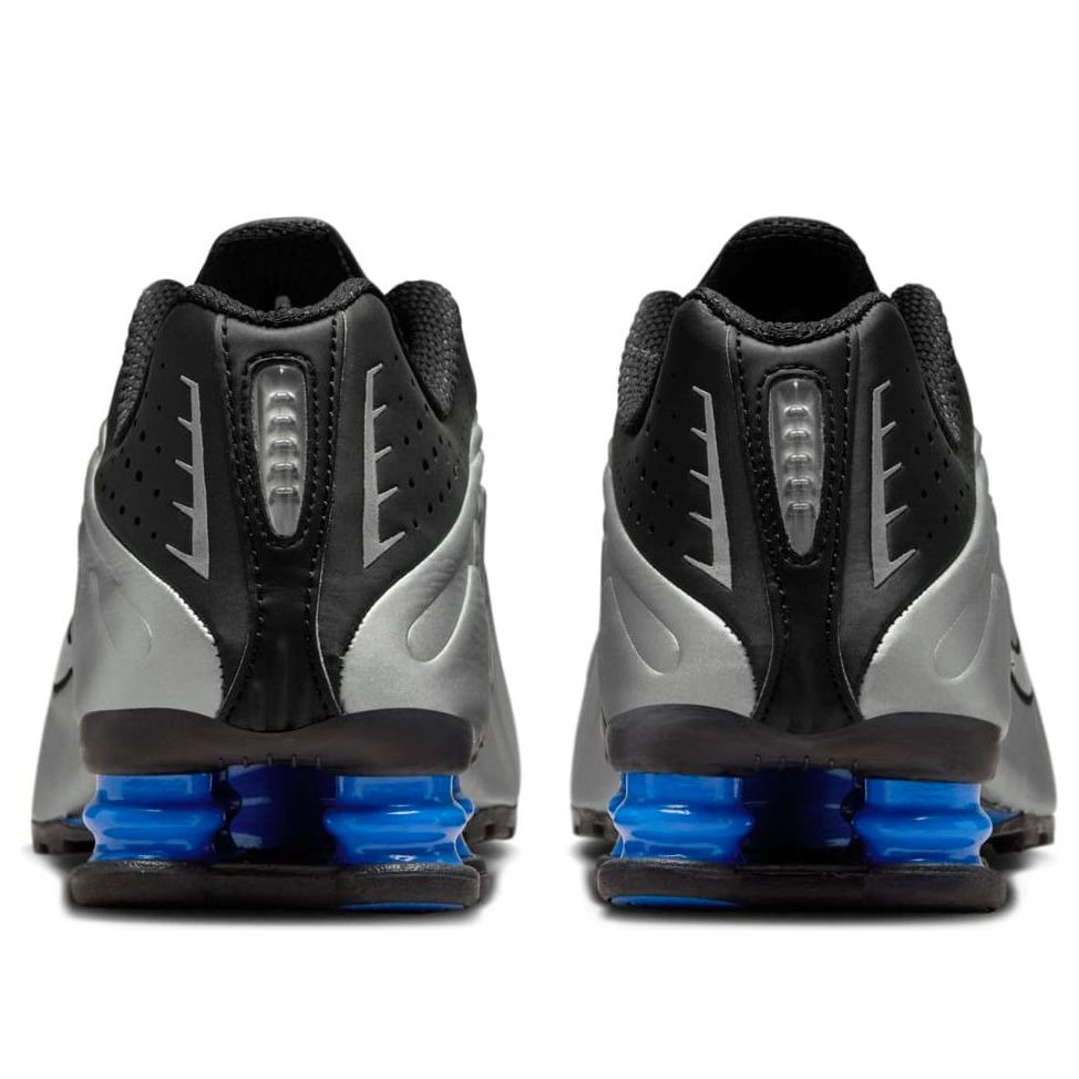 (WMNS) Nike Shox R4 'Metallic Silver Black Racer Blue' AR3565-006 - 5