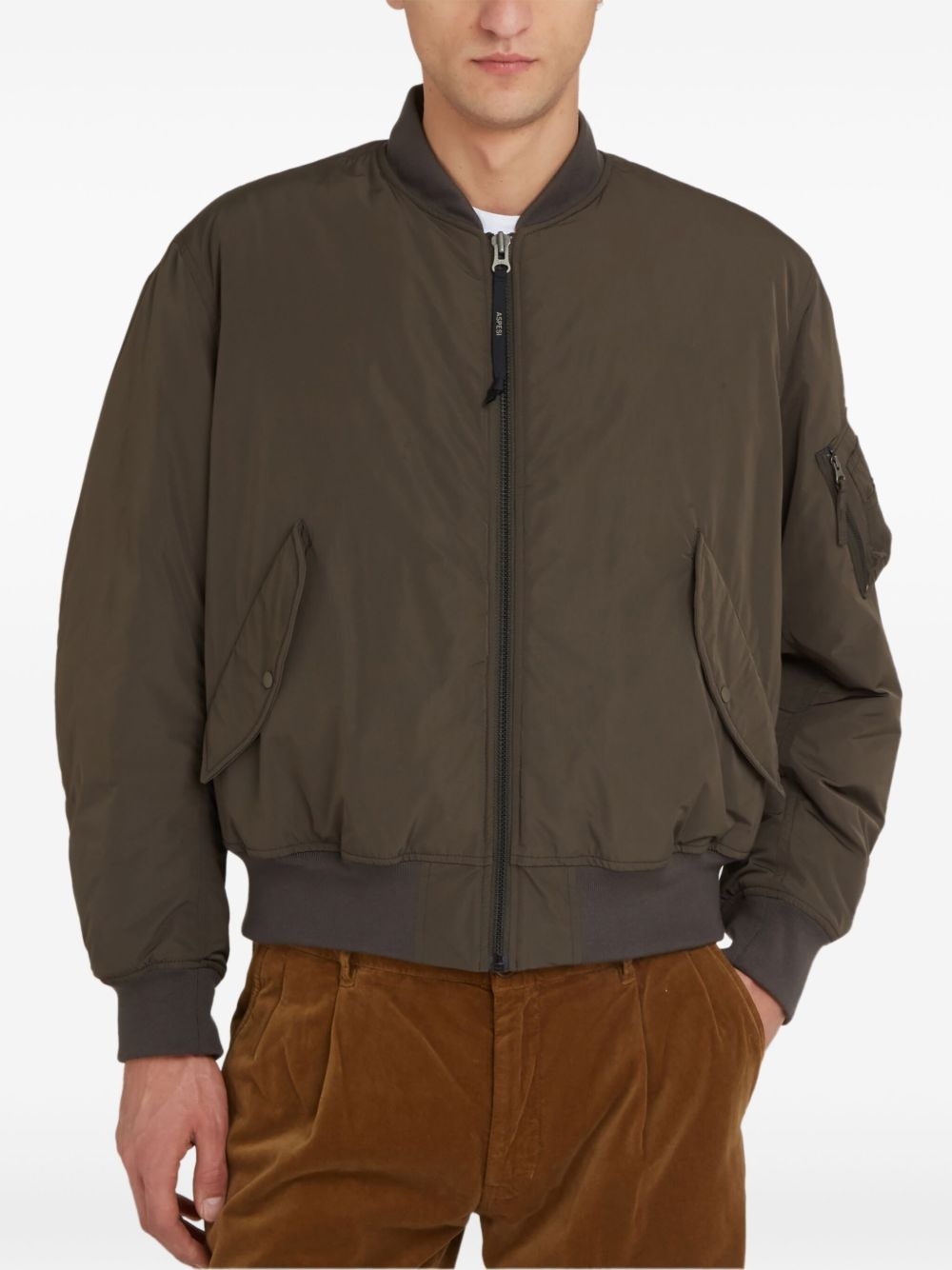 zip-up bomber jacket - 4