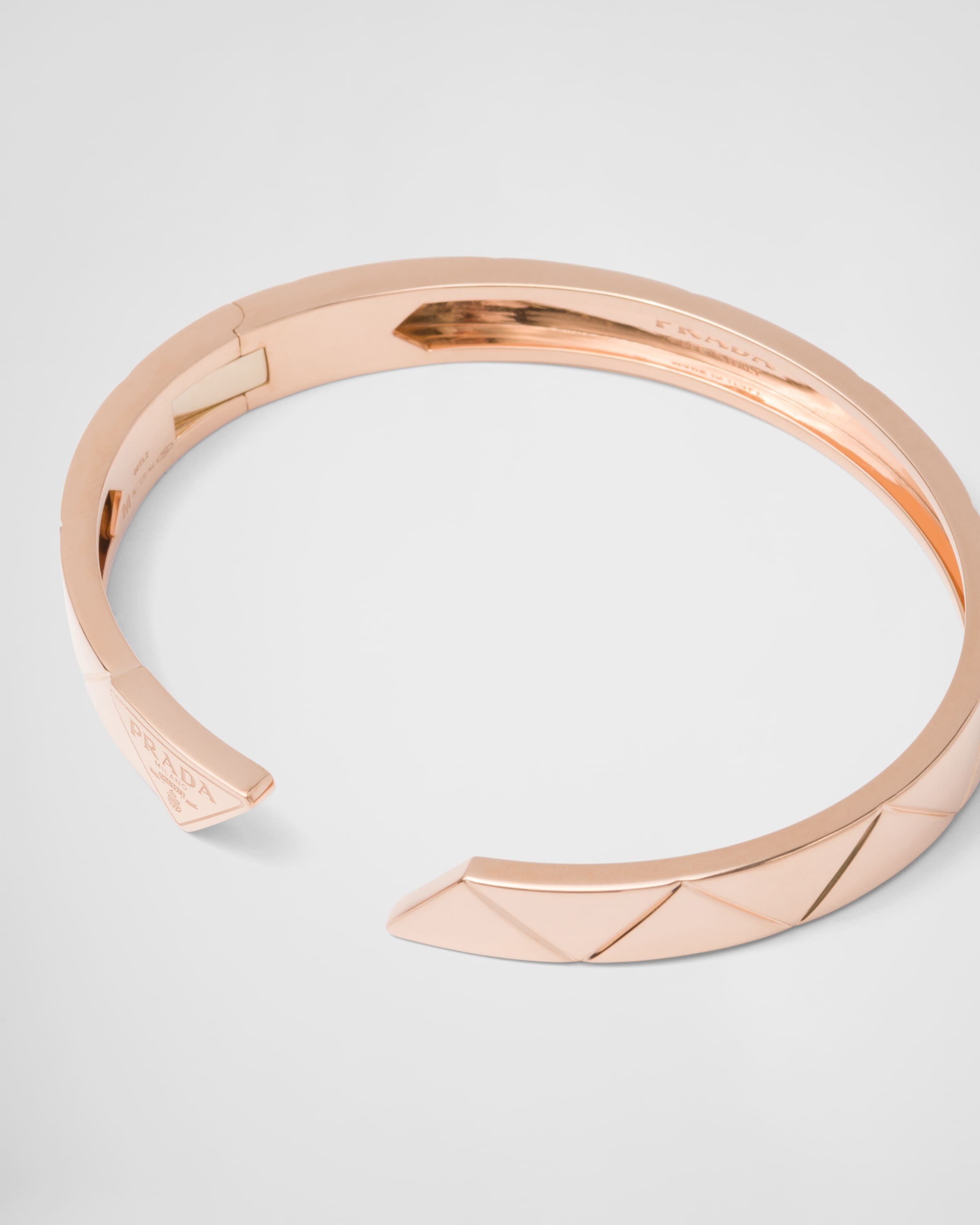 Eternal Gold bangle bracelet in pink gold - 2