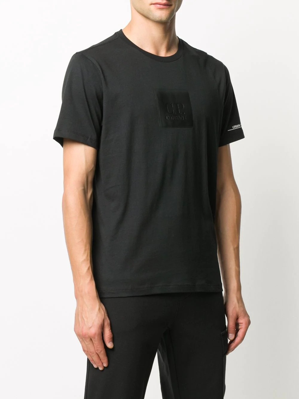 embossed logo patch T-shirt - 3