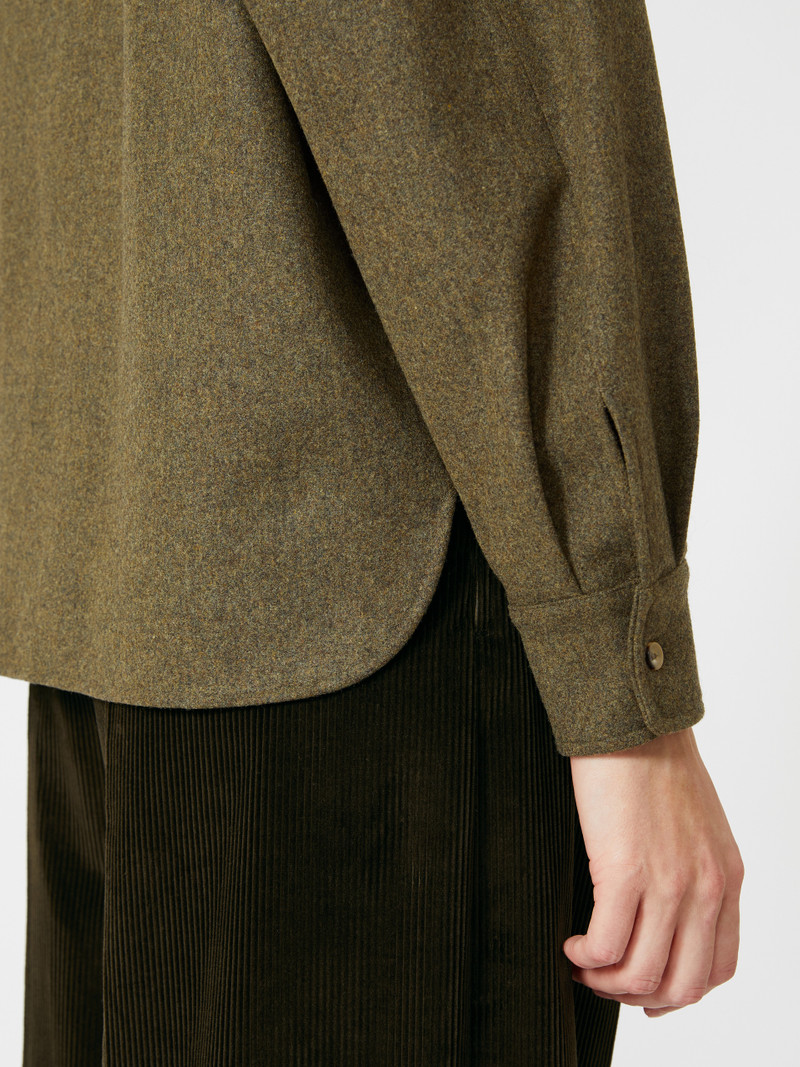 BENARES1234 Wool felt bodysuit shirt 6