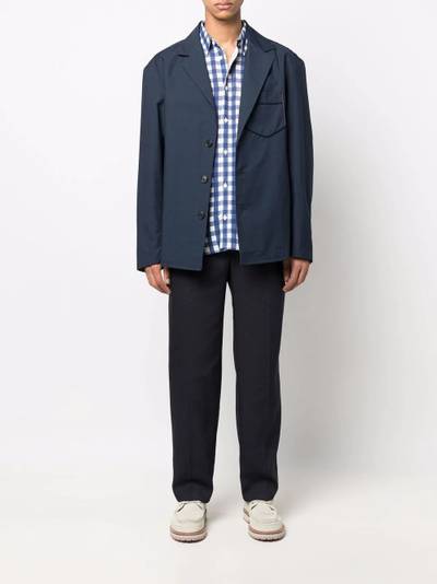 JACQUEMUS single-breasted fitted blazer outlook