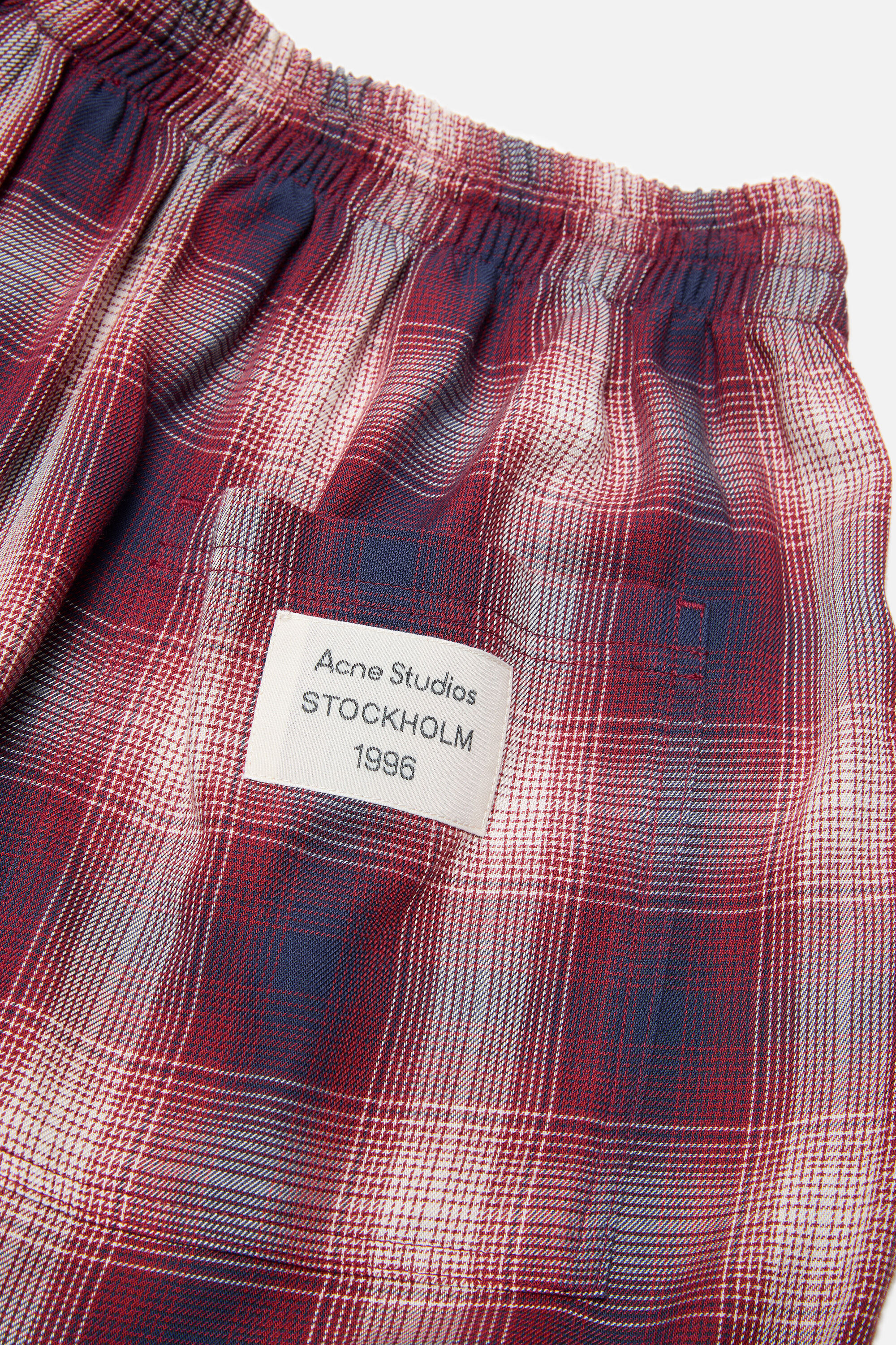 Check shorts - Red/blue - 5