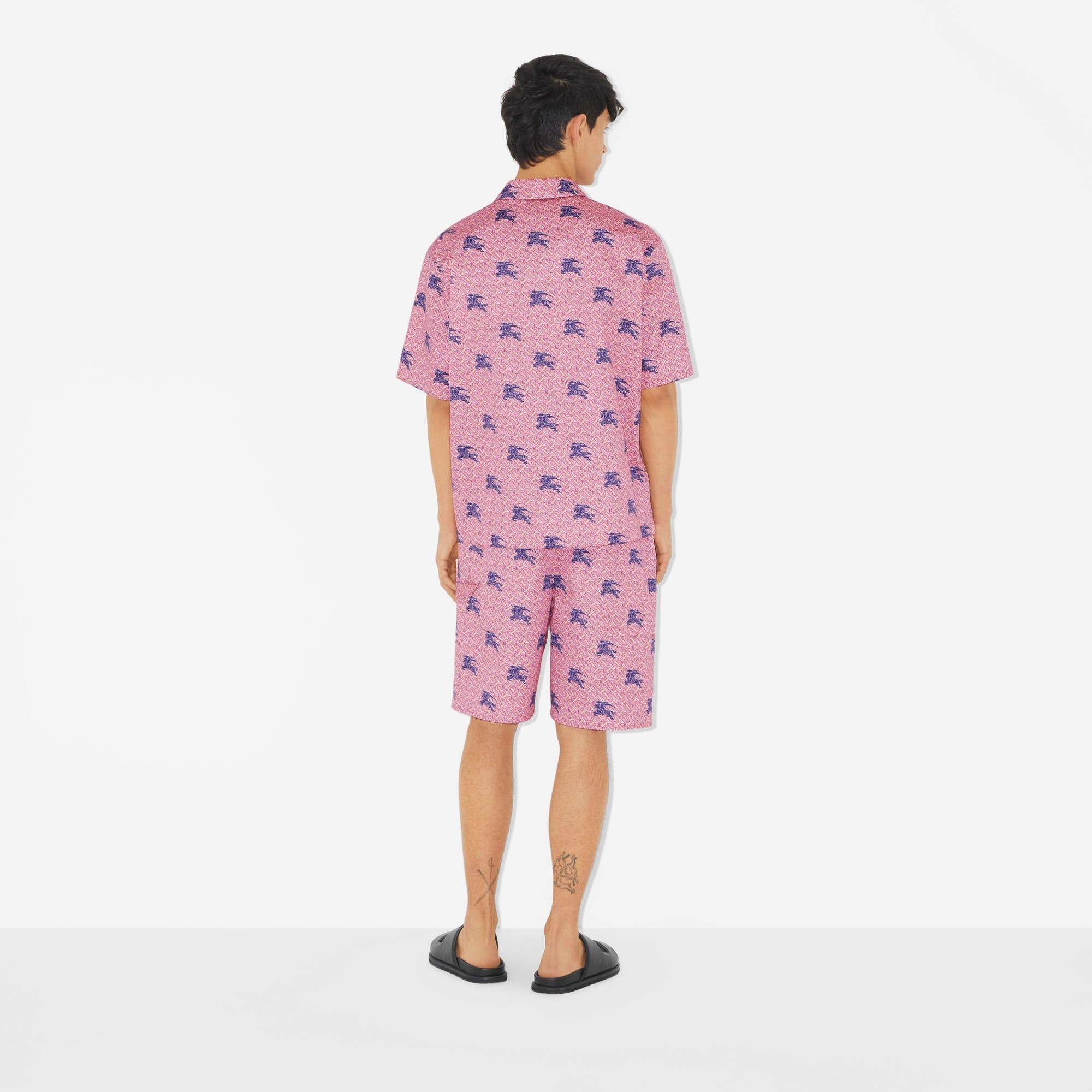 EKD Monogram Cotton Twill Oversized Shirt - 4