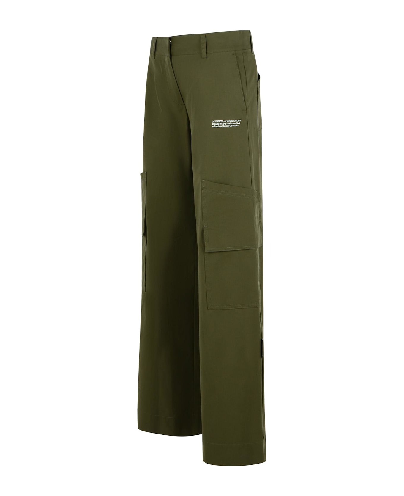 'toybox' Green Cotton Pants - 2