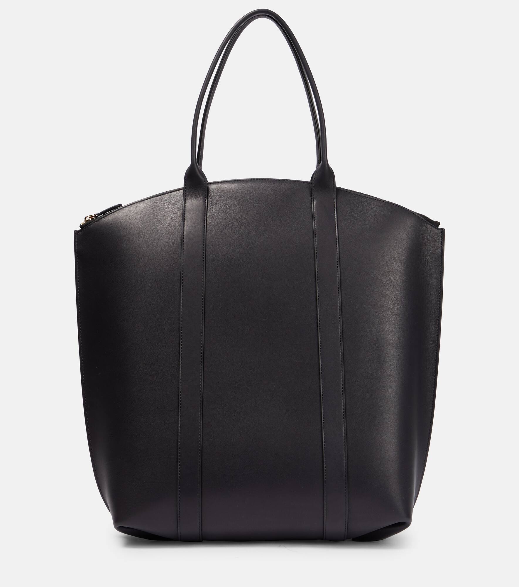 Dante leather tote bag - 1
