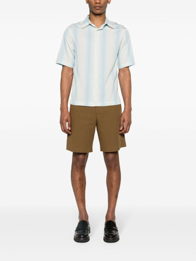 Sandro gradient-stripes short-sleeve shirt outlook