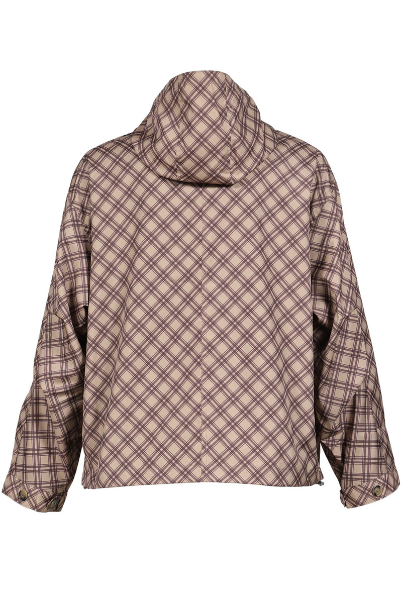 RASSVET POLY TARTAN HOODED JACKET WOVEN / BRW outlook