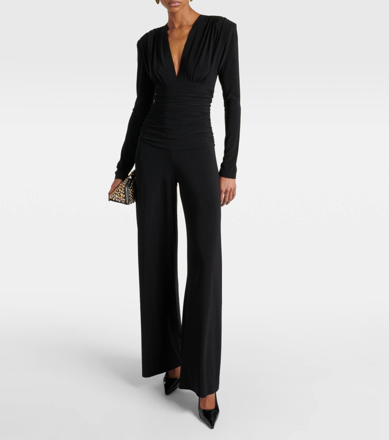 NORMA KAMALI Ruched jersey jumpsuit outlook