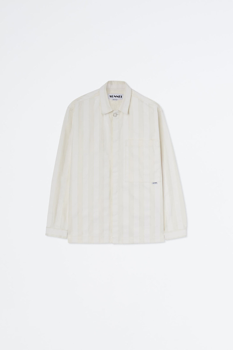 WHITE STRIPED SHIRT 1