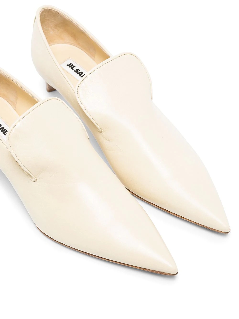 pointed 45mm loafer-style pumps - 2