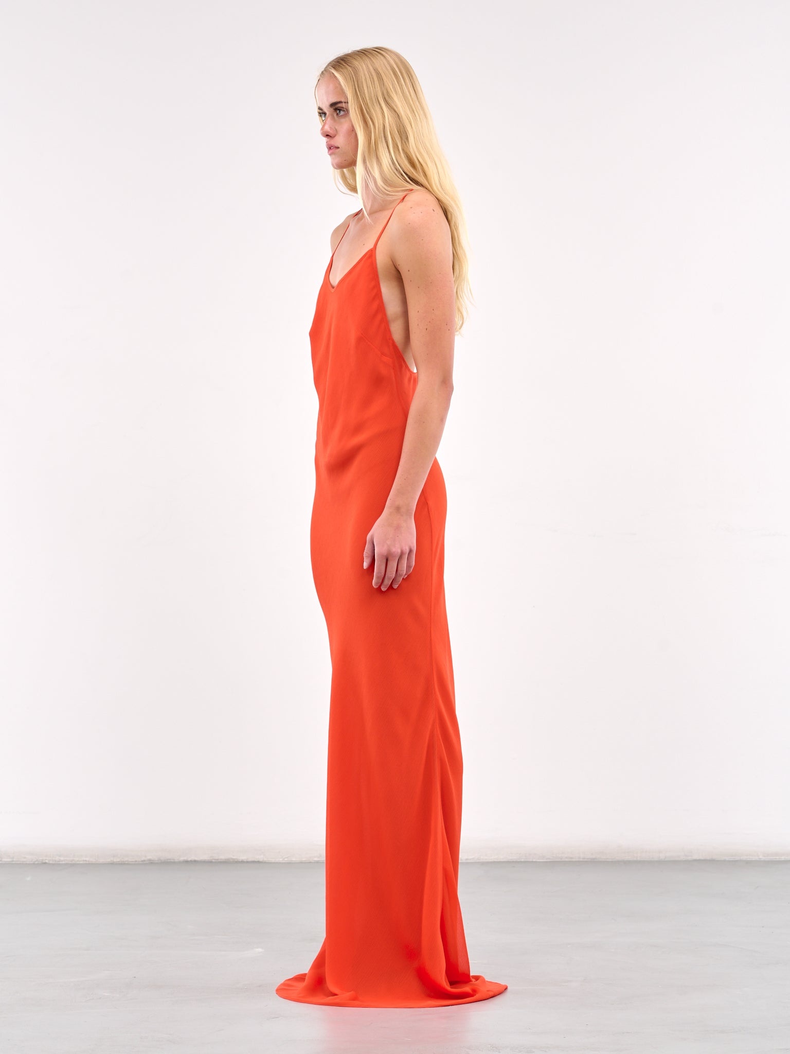 Cross Strap Long Dress - 2