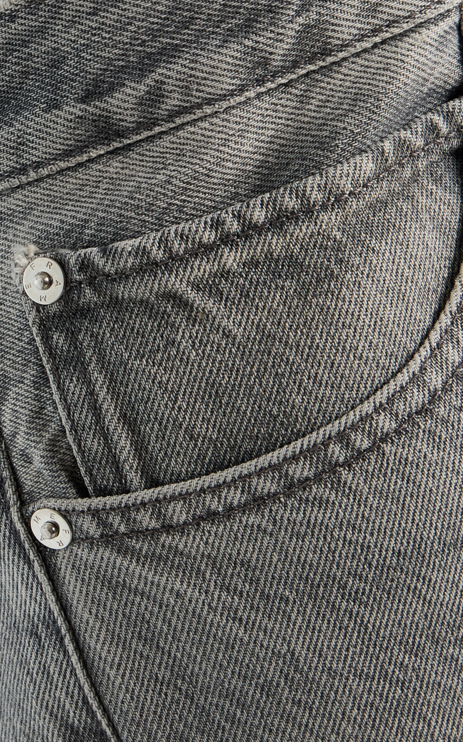 The Vertical Rigid High-Rise Straight-Leg Jeans grey - 5
