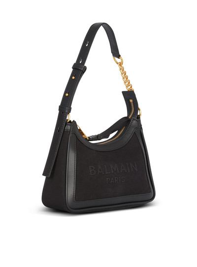Balmain B-Army canvas and leather handbag outlook