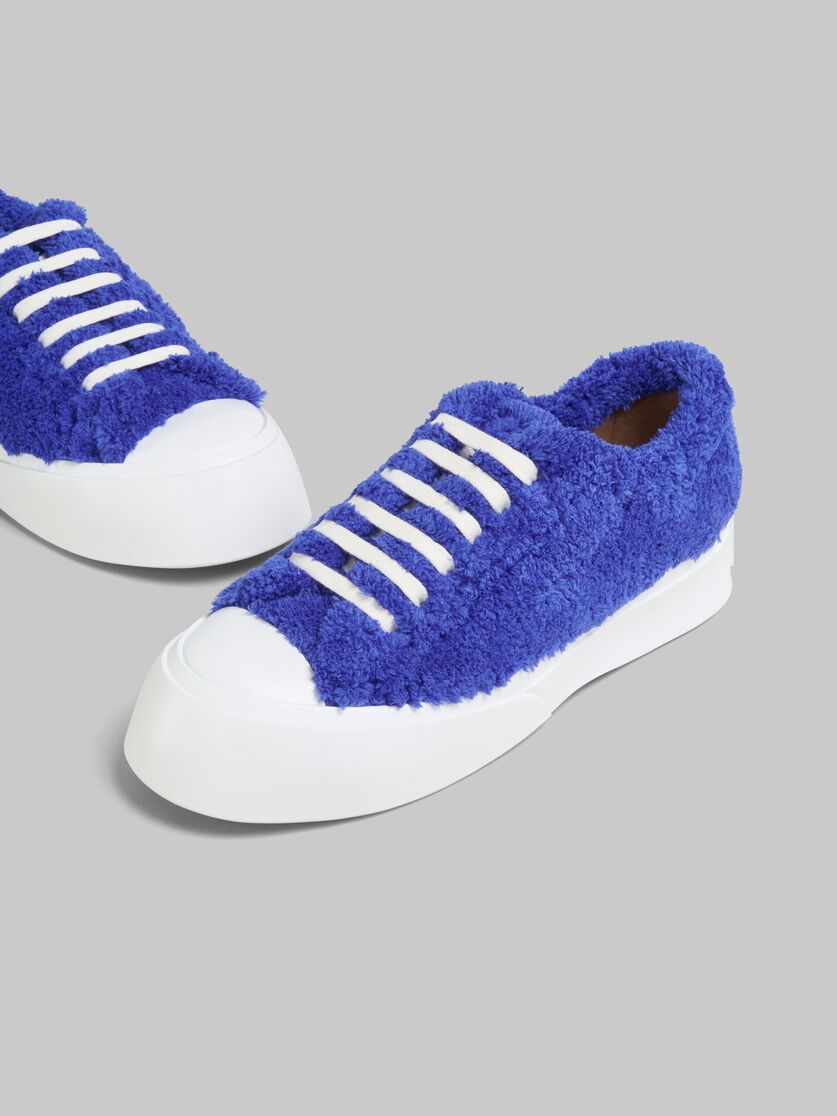 BLUE TERRY PABLO LACE-UP SNEAKER - 5