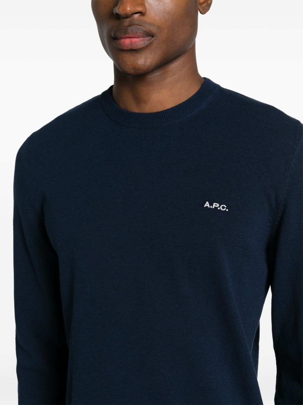 logo-embroidered jumper - 5