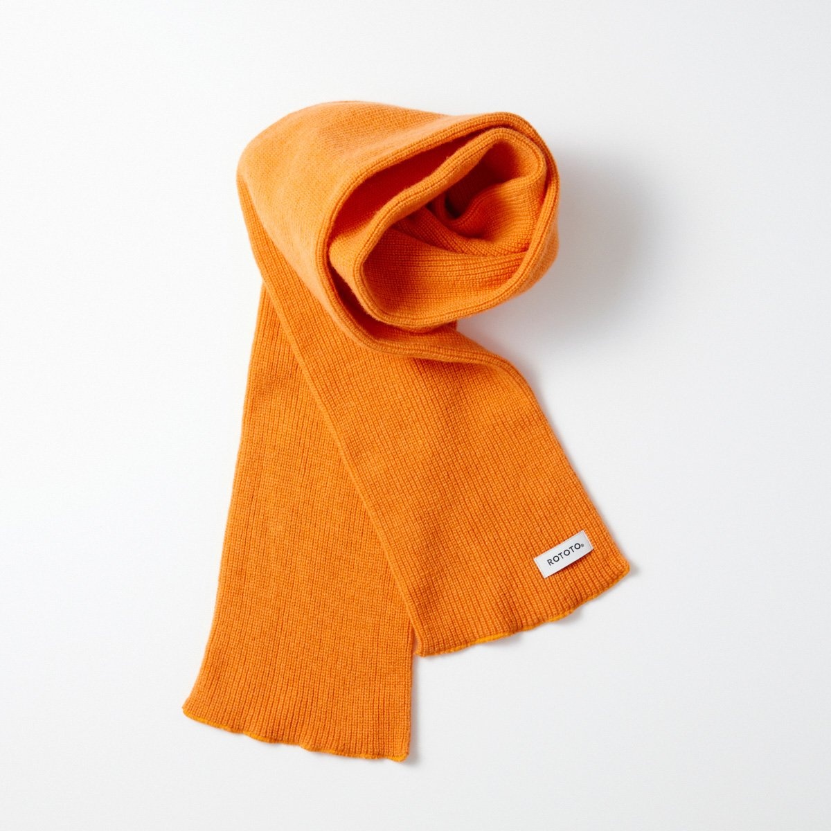ROT-5128-ORA ROTOTO - Merino Lambswool Scarf - Orange - 1