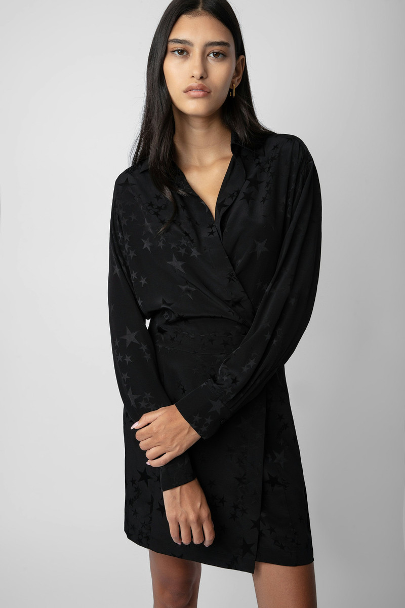 Zadig & Voltaire Ravy Silk Jacquard Dress outlook